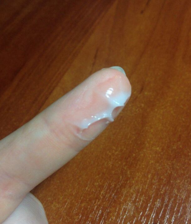 Gelarex-Creme hat eine angenehme Konsistenz